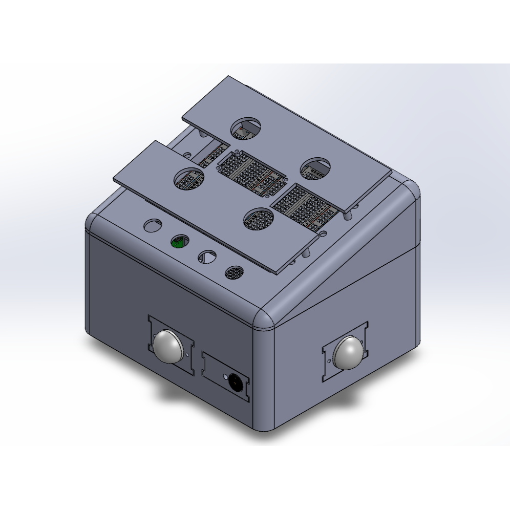 CAD model front view