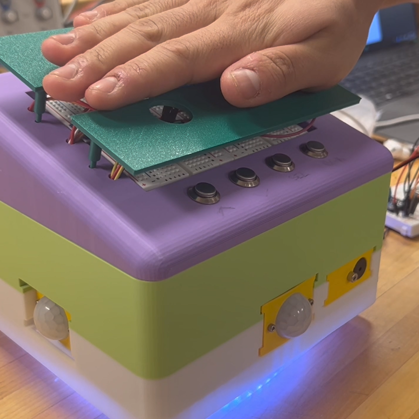 Light sensors dimming LEDs