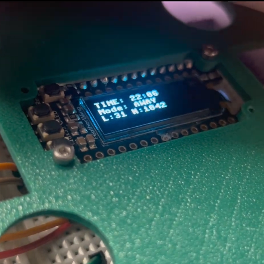 Close up of LED display screen