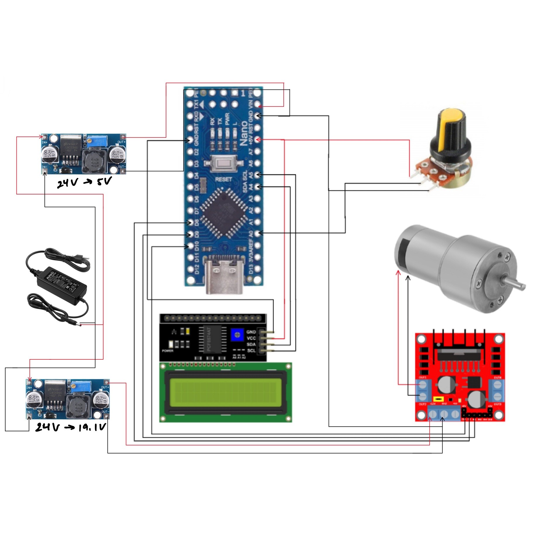 DC Motor Schematic