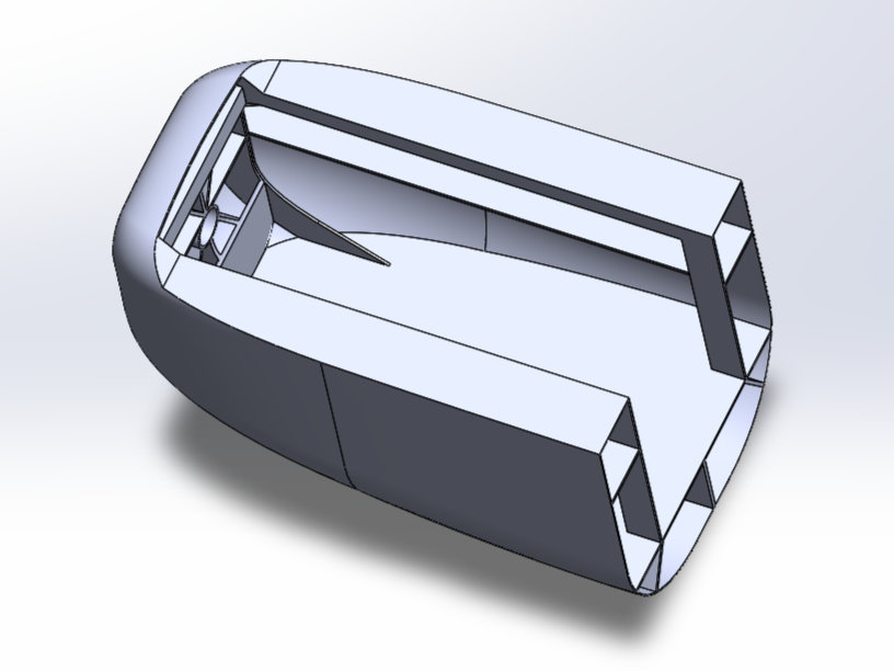 Front end of fuselage