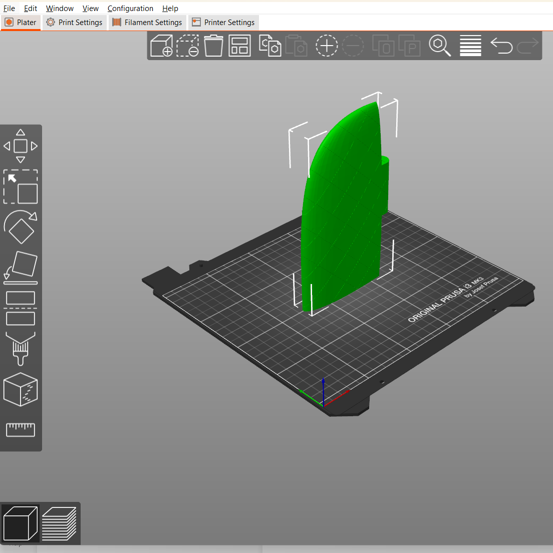 Prusa Software screenshot