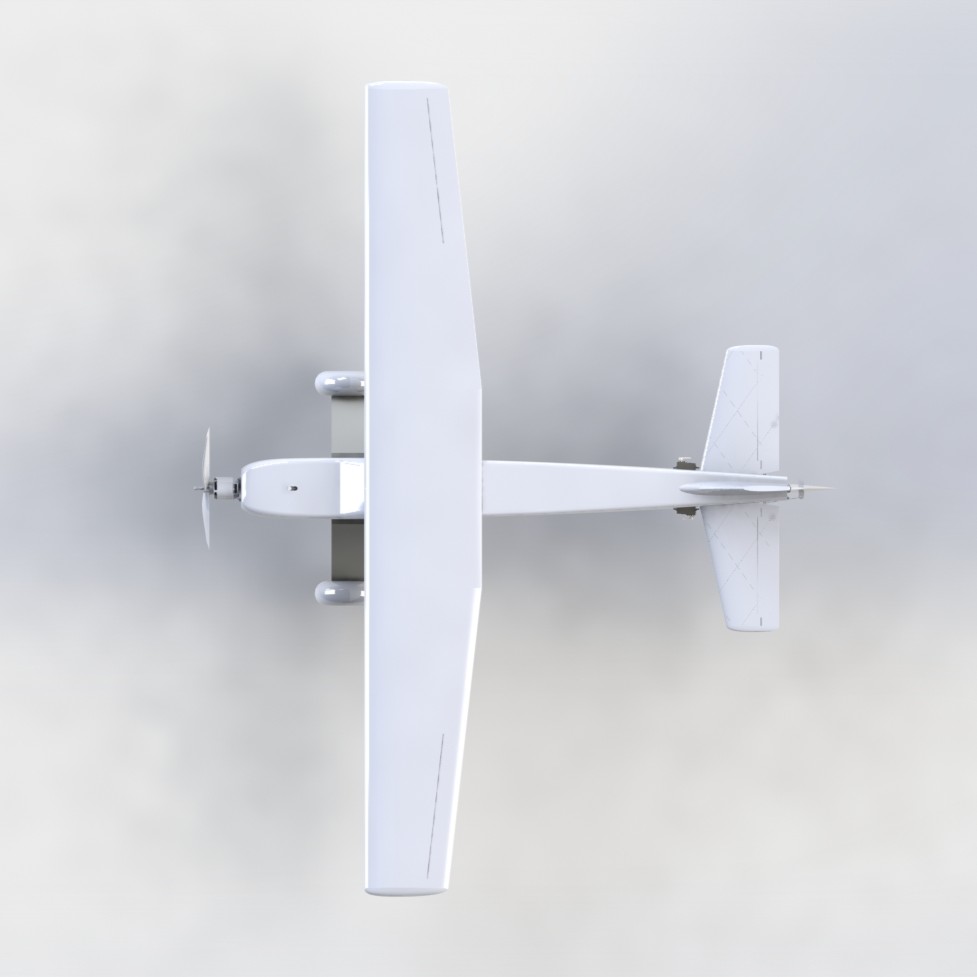 3D CAD model of aircraft